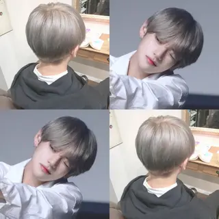 ショート カラー ヘアアレンジ メンズ As hair所属・柔らか垢抜けｶﾗｰと ｶｯﾄ🫧ASUKAのヘアスタイル