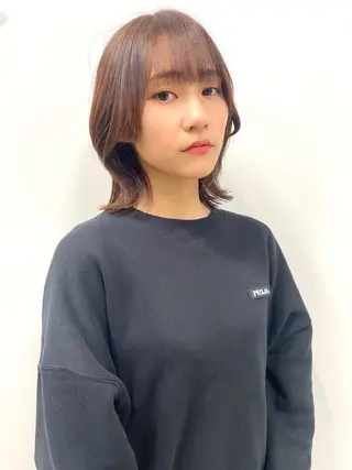 ミディアム カラー nambu-GARDEN所属・上田 昂雅のヘアスタイル