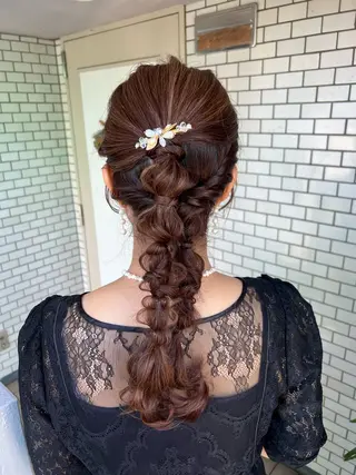 ヘアアレンジ 大人可愛いヘアメイク 💋🧚‍♀️しずかのヘアスタイル