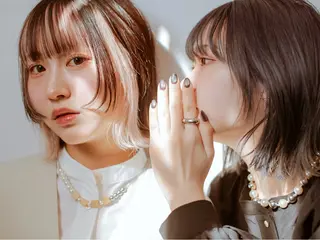 ミディアム カラー 汐見 悠佑のヘアスタイル