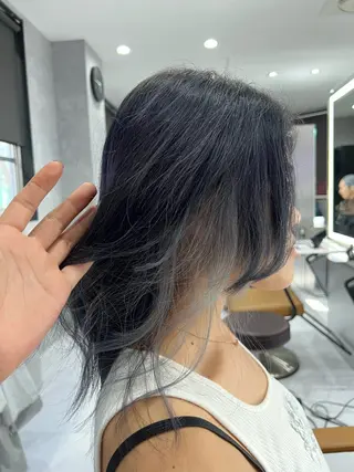 セミロング カラー grow北千住店所属・ハイトーン✨最新髪質 改善👩ryuyaのヘアスタイル