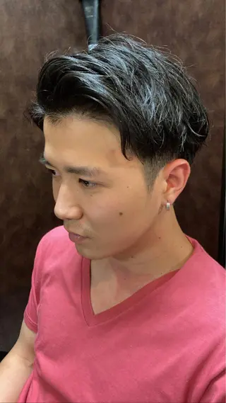 ミディアム メンズ プレミアムバーバー新宿店所属・⚡️メンズ特化⚡️ 倉林 隼大のヘアスタイル