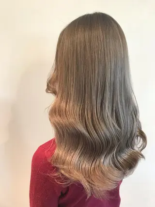 ロング カラー ヘアアレンジ knock【ノック】所属・烏丸韓国ヘア🇰🇷 ayaka🎀のヘアスタイル