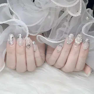 ネイル ki🍒🍒 ki ツルツルネイルのネイルデザイン