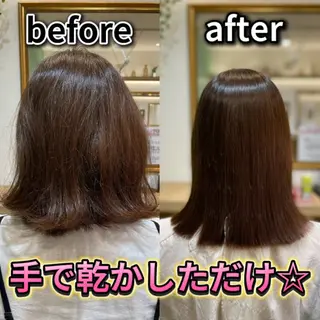 ミディアム カラー メンズ メーカー認定美容師 /本物の髪質改善のヘアスタイル