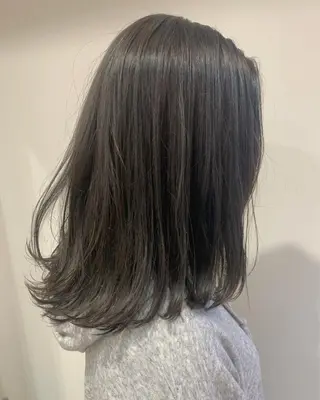 ミディアム カラー misch by urban所属・名駅🦢大人艶カラー 🪽カミヤアカネのヘアスタイル