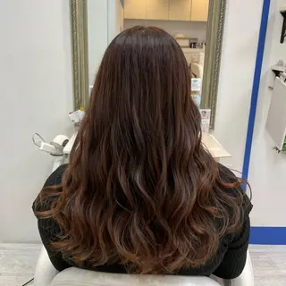 ロング カラー ヘアアレンジ 町田 あみのヘアスタイル