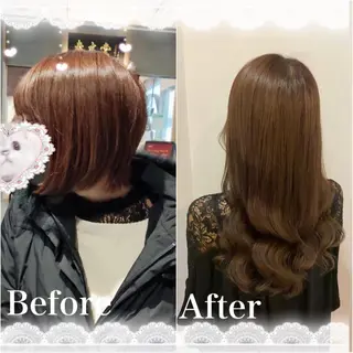 ロング すみす🎀ヘアメ/ 艶カラー/エクステのヘアスタイル