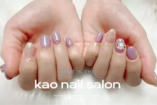 ネイル kao nail マグネット/長さだしのネイルデザイン