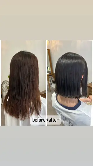 ショート Vivie.所属・新都心個室サロン/ 古波蔵美奈のヘアスタイル