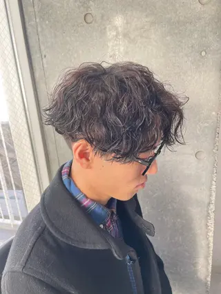 パーマ メンズ メンズモテパーマ💙 fuwaのヘアスタイル