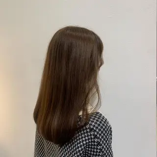 ロング カラー 永田 幸花のヘアスタイル