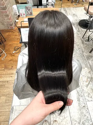 セミロング カラー AFLOAT RUVUA Smart Salon所属・韓国ヘア🎀/パーマ ブロー/めぐみ/新宿のヘアスタイル