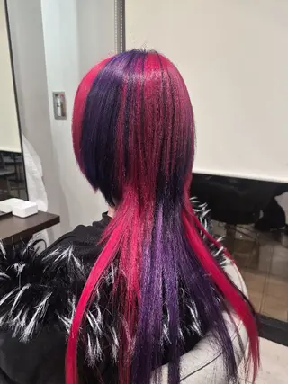 セミロング カラー Miyavi/カラー ショートボブのヘアスタイル