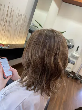 ミディアム カラー GO TODAY SHAiRE  SALON  名古屋店所属・miho 🌼🌼🌼のヘアスタイル
