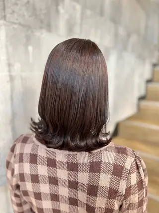ミディアム カラー 艶髪🌈ムラカミ サキのヘアスタイル