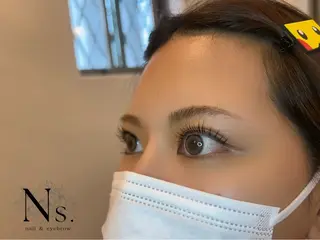 マツエク・マツパ Ns.nail &eyebrow所属・Ns.nail& eyebrow南瑠華の眉毛・アイブロウイメージ