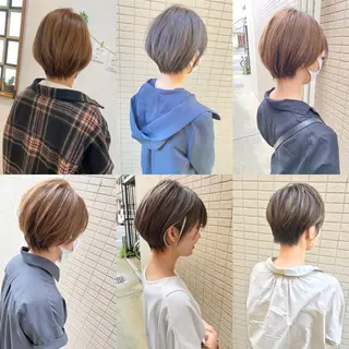 ショート ショート、ボブ シマダマサトのヘアスタイル