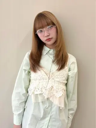 ロング カラー hana/艶髪 /透明感カラー🪞のヘアスタイル