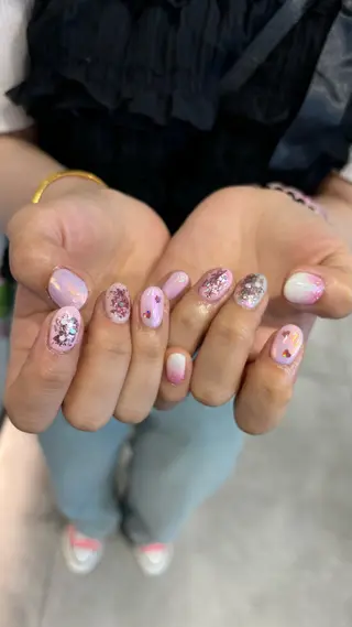 ネイル ハイトーン/レイヤー nail 百咲💌のヘアスタイル