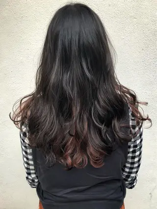 ロング カラー SALOWIN三軒茶屋店所属・髪質改善/艶髪 やまなかのヘアスタイル