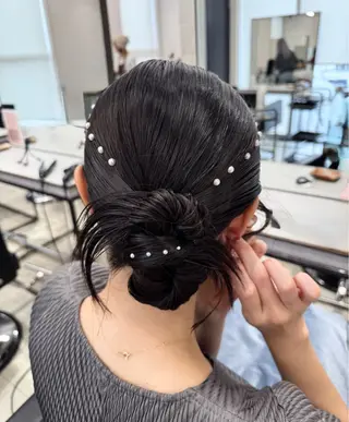 ヘアアレンジ 透明感カラー✨艶髪 制作🌱山根あゆみのヘアスタイル