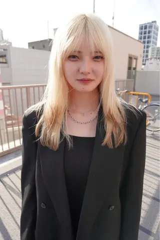 ロング カラー salon village所属・色落ちまで可愛い🧚 心斎橋hikaruのヘアスタイル