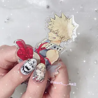 ネイル 🎀 Mayu 🎀痛ネイルのネイルデザイン