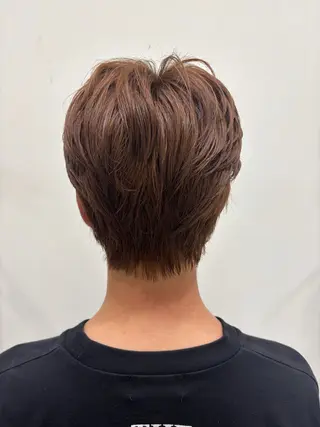 ショート カラー rion🪽 /wカラー・縮毛矯正のヘアスタイル