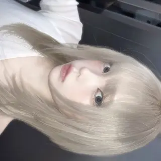 カラー 透ける透明感カラー 🤍anju🎀のヘアスタイル