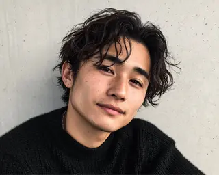 ショート パーマ メンズ ツイスパ/波巻き対応 メンズ特化　石川愛理のヘアスタイル