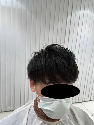 メンズ センターパート 川島爽楽のヘアスタイル