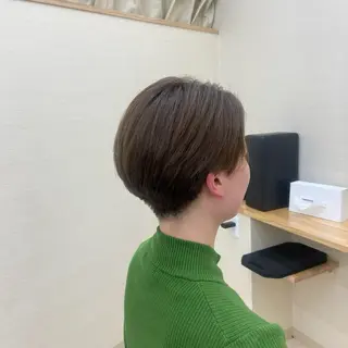 ショート カラー 難波 千夏のヘアスタイル