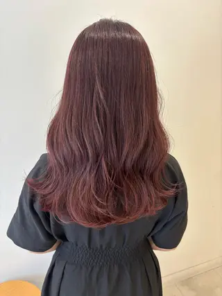 セミロング カラー 💖韓国風艶髪ヘア 💖EREN🦋のヘアスタイル