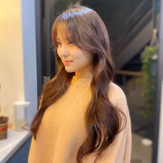 ロング パーマ gunhee Tokyo所属・🇰🇷韓国ヘア /wooju🇰🇷のヘアスタイル