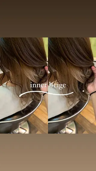 セミロング カラー 🐸鈴木 綾乃🐸のヘアスタイル