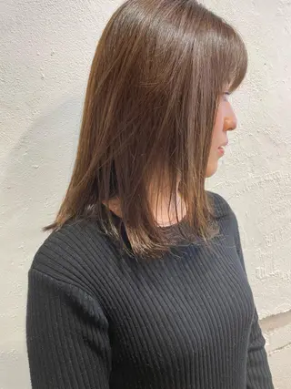 セミロング 上原 みちるのヘアスタイル