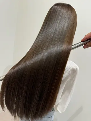 ロング カラー 心斎橋 美髪職人　近江のヘアスタイル