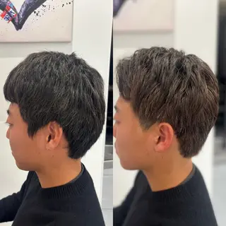 メンズ メンズ特化韓国風 パーマスタイル/りんのヘアスタイル