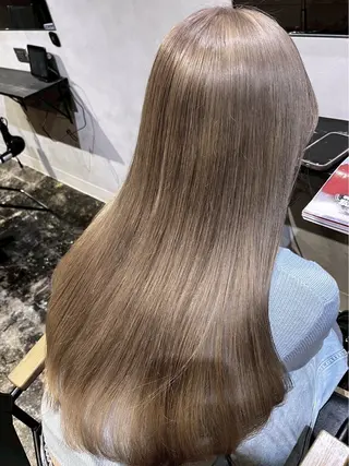 ロング カラー ハイトーン/韓国風/ 艶髪/吉祥寺のヘアスタイル