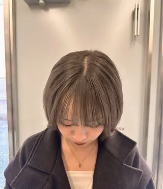 ミディアム GOAT_茅ヶ崎 キシ サクラのヘアスタイル