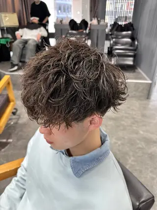 パーマ メンズ 梅田/全パーマ特化/ ケアパーマ特化/秋本のヘアスタイル