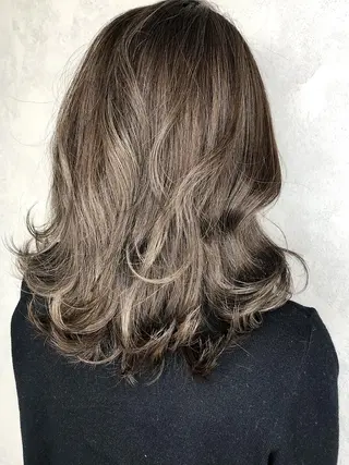 ミディアム 💗艶カラー💗 CECILのヘアスタイル