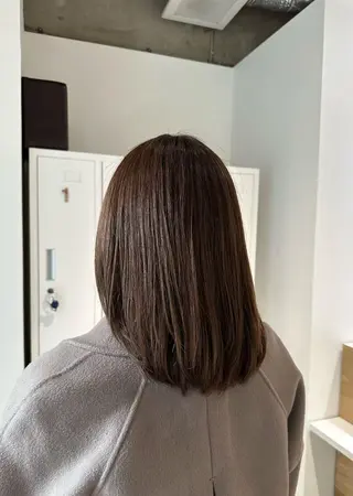 ミディアム カラー Annie 吉田 裕美のヘアスタイル