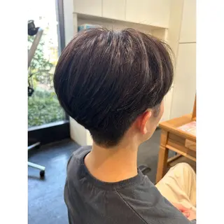 ショート メンズ ◎かしま◎暖色ｶﾗｰ /ﾒﾝｽﾞﾊﾟｰﾏのヘアスタイル