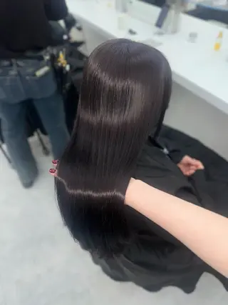 セミロング カラー 似合わせstyle ❤︎misaki❤︎のヘアスタイル