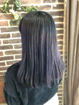 セミロング カラー 高橋 隆一のヘアスタイル