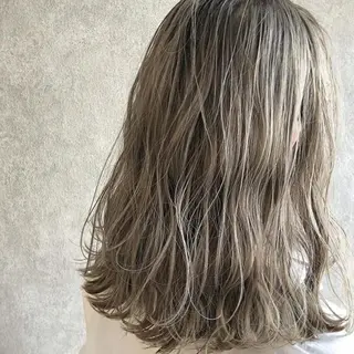 セミロング カラー パーマ オーダー  府中のヘアスタイル