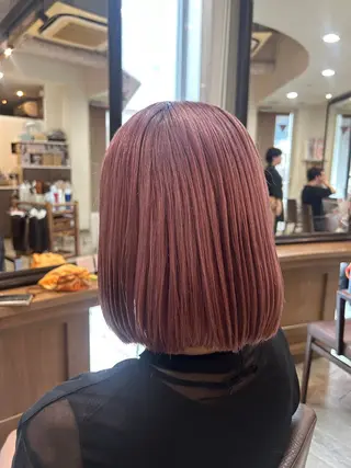 セミロング enn 髪質改善🩷 曽根依咲のヘアスタイル