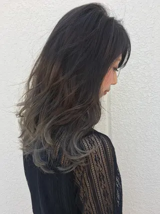 セミロング カラー boutique misakiのヘアスタイル